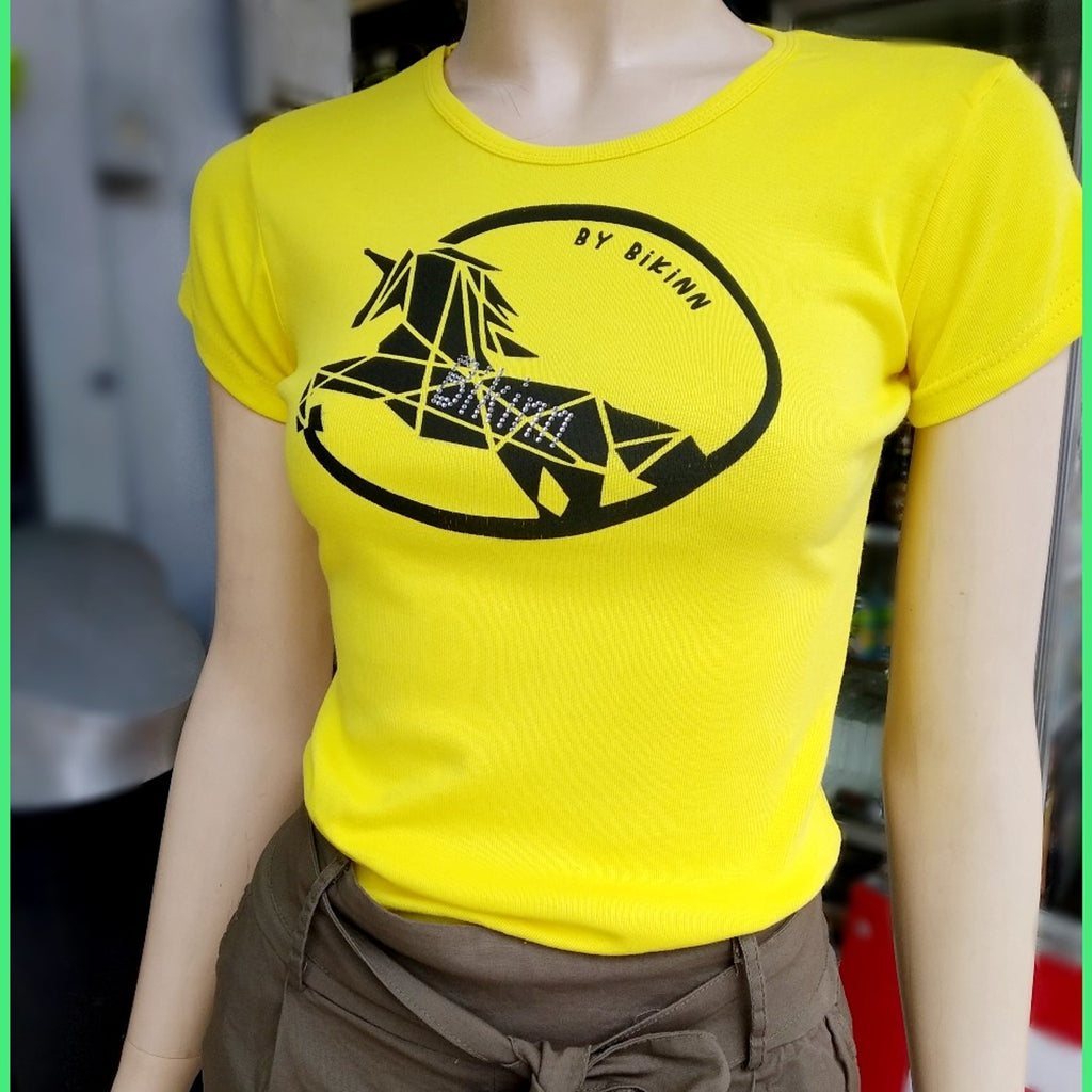 unicorn design printed cotton tee_shirt, women tshirts. Camiseta de algodón estampada con diseño de unicornio, camisetas de mujer.