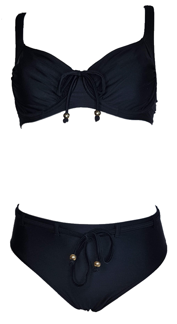High waist black bikini bottom,culotte noire maillot deux pieces,braga bañadore