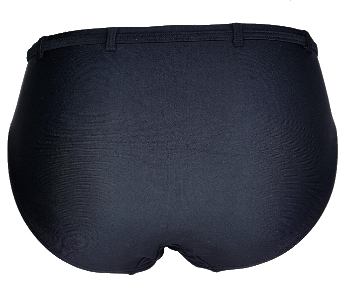 High waist black bikini bottom,culotte noire maillot deux pieces,braga bañadore