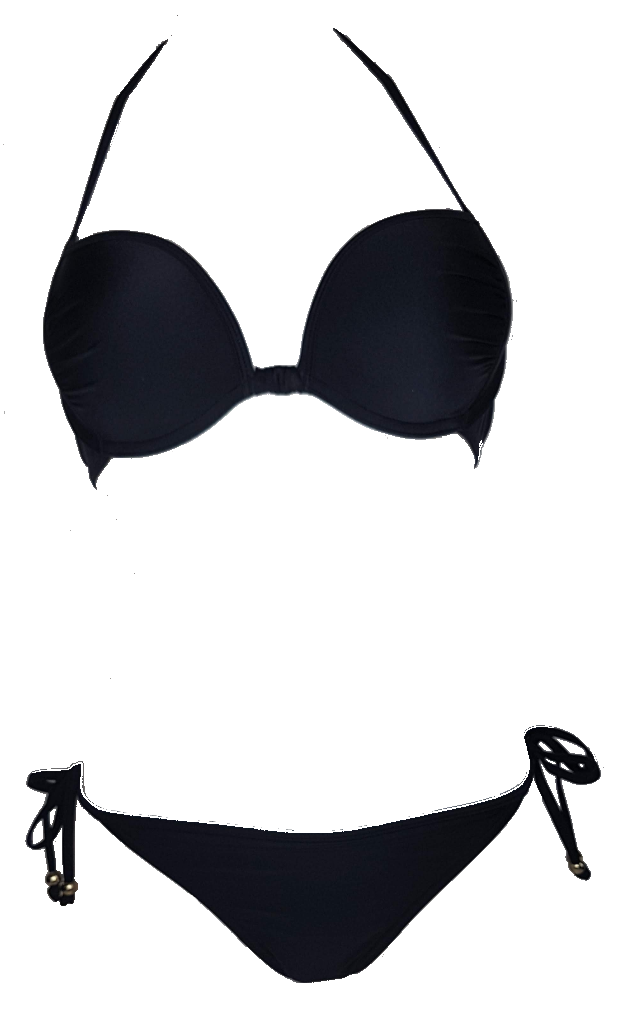 black push up bikini bra, swimsuit padded bra, black bikini, two pieces black, deux pieces rembourres noir, push up bikini noir,traje de baño,bañadores dos piezas negro acolchado