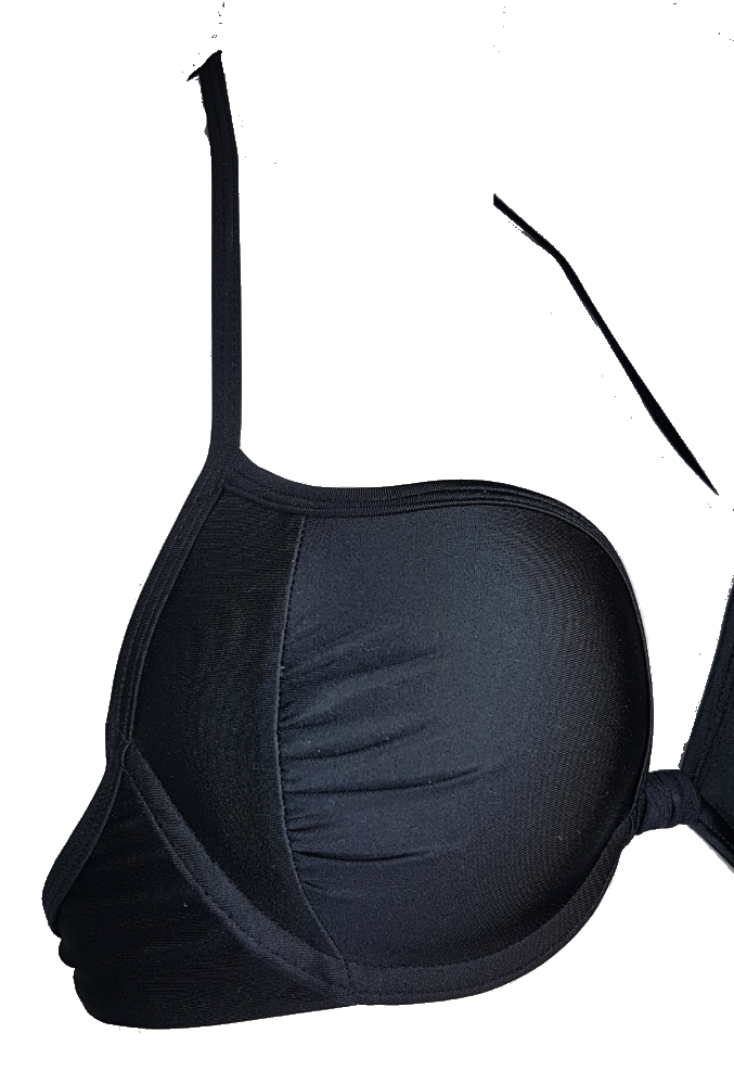 black push up bikini bra, swimsuit padded bra, black bikini, two pieces black, deux pieces rembourres noir, push up bikini noir,traje de baño,bañadores dos piezas negro acolchado