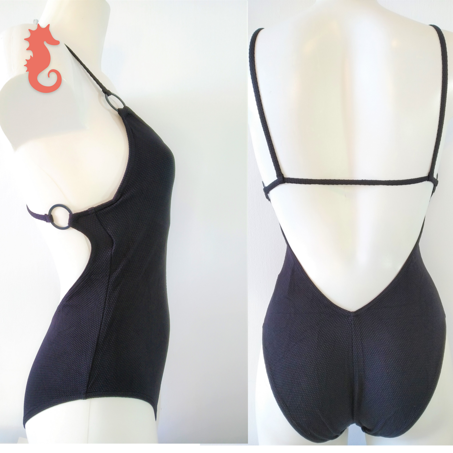 Black Lowback Swimsuit