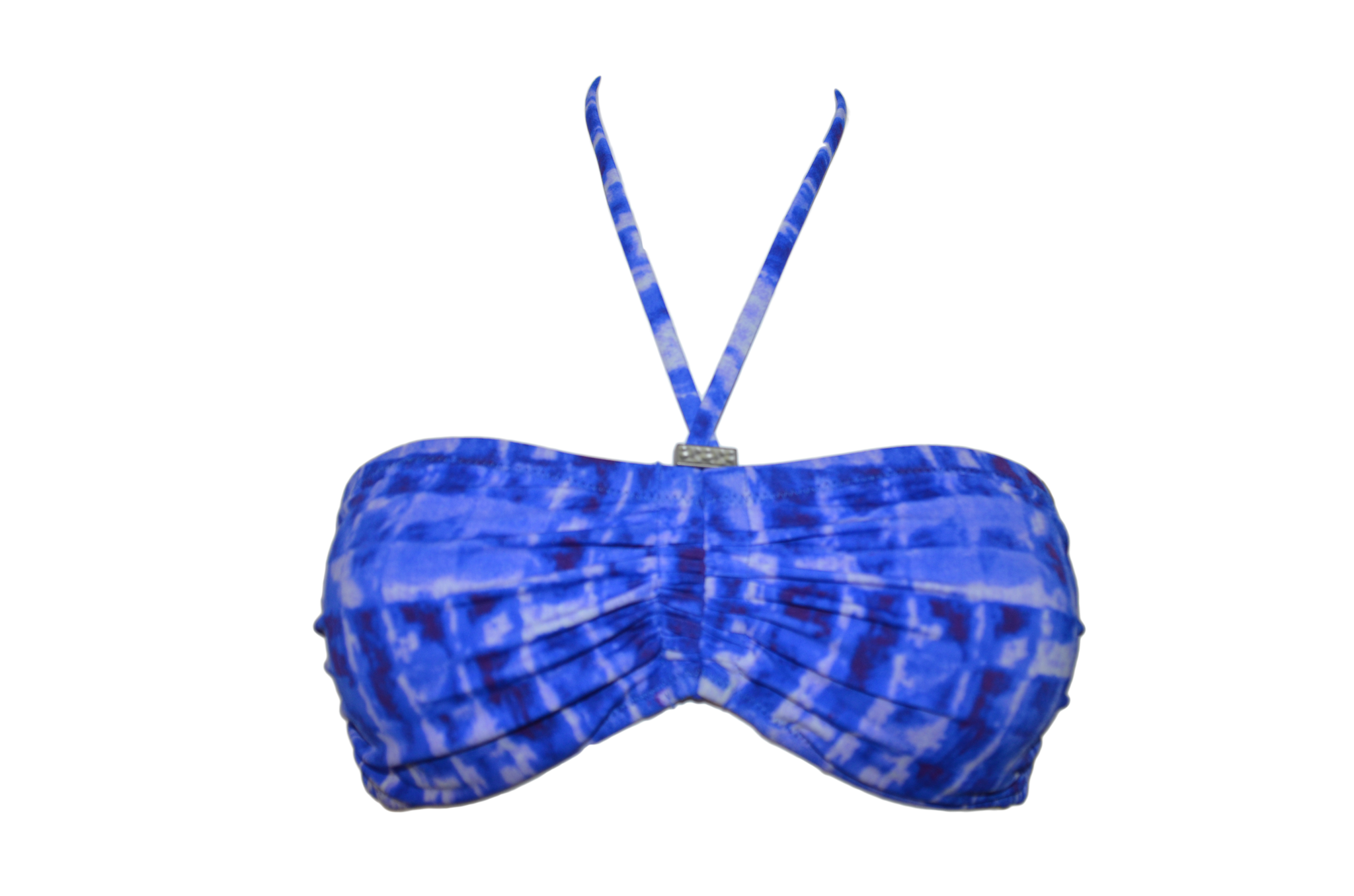  Blue Strapless bikini bra, lightly padded bandeau bikini bra. bikinn.com