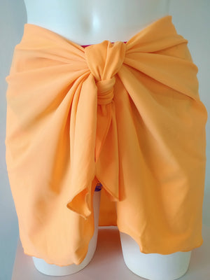 bikinn-triangular bikini swimsuit,triangle swimsuit,maillot de bain triangle,traje de baño triangular,pareo orange  lycra