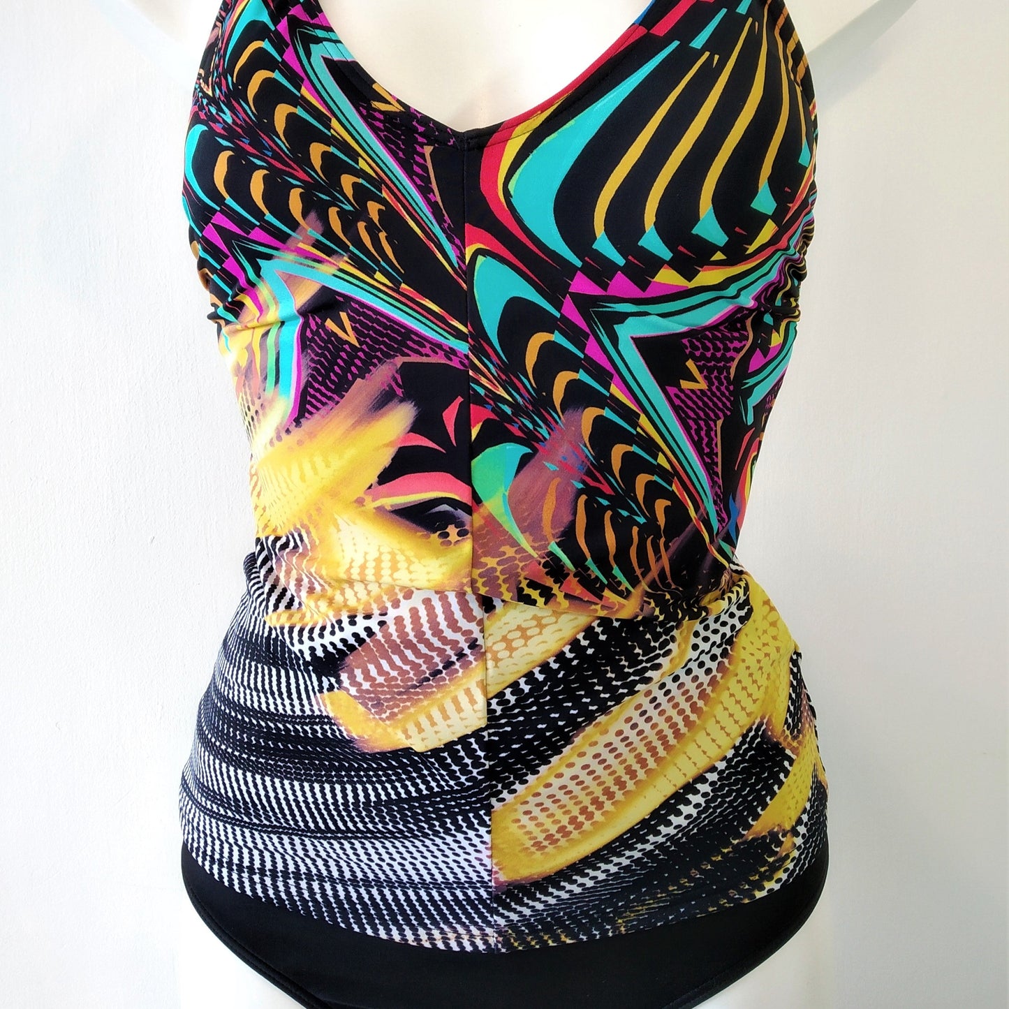 Tankini Multicolor Print