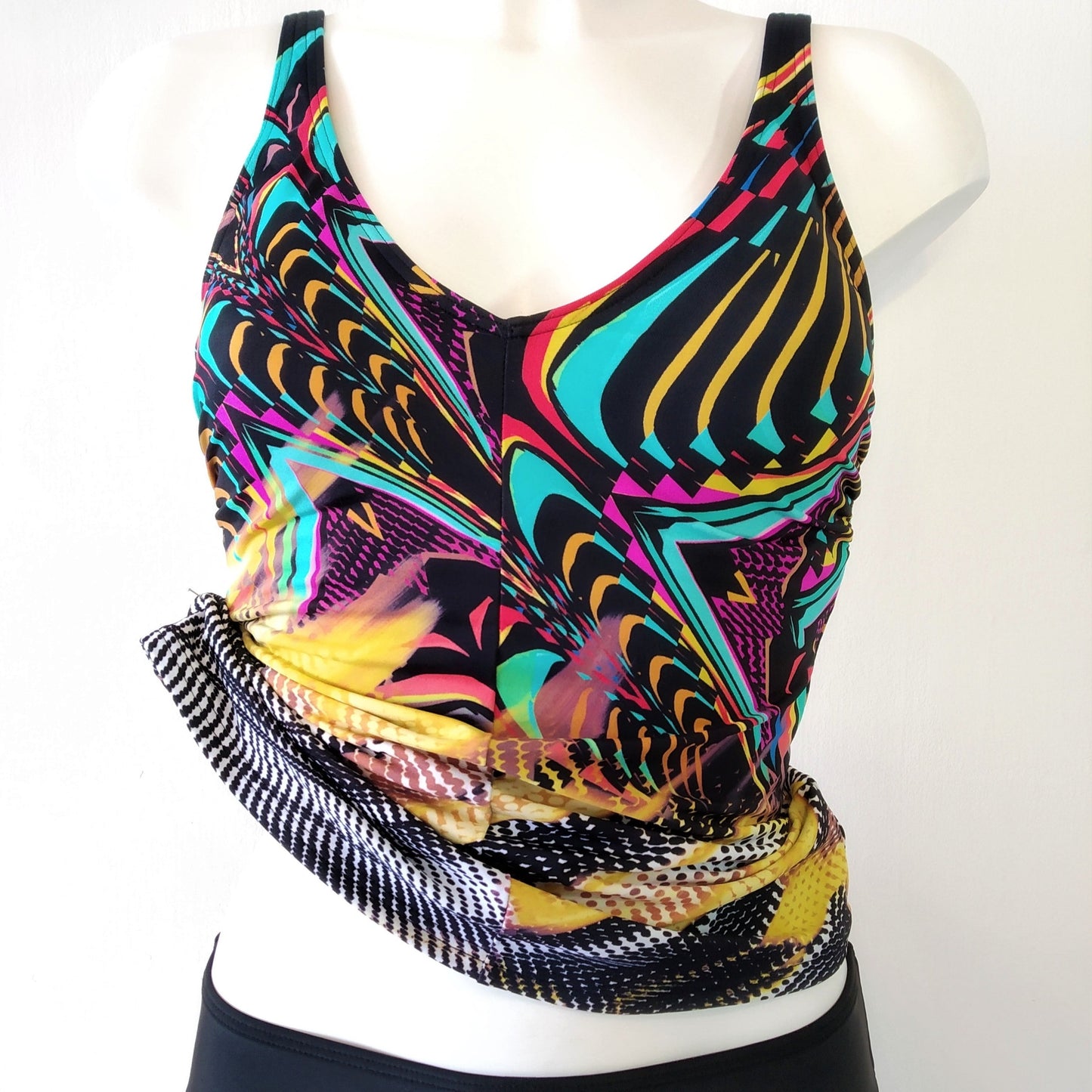 Tankini Multicolor Print