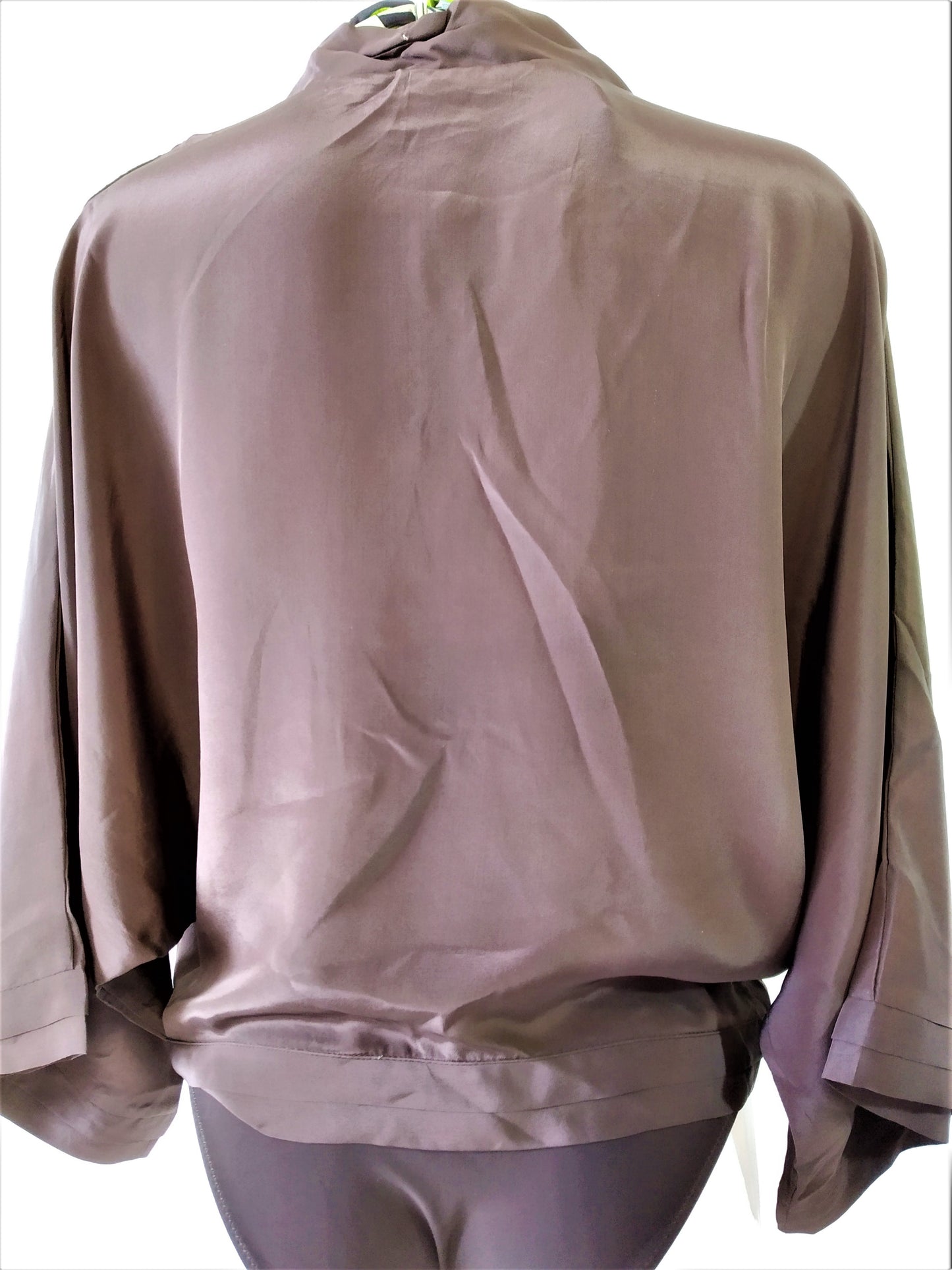 Silk chocolate bolero