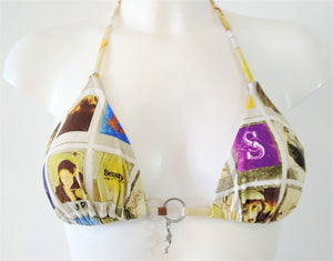 Triangle bikini bra exclusive printed design. bikinn.com