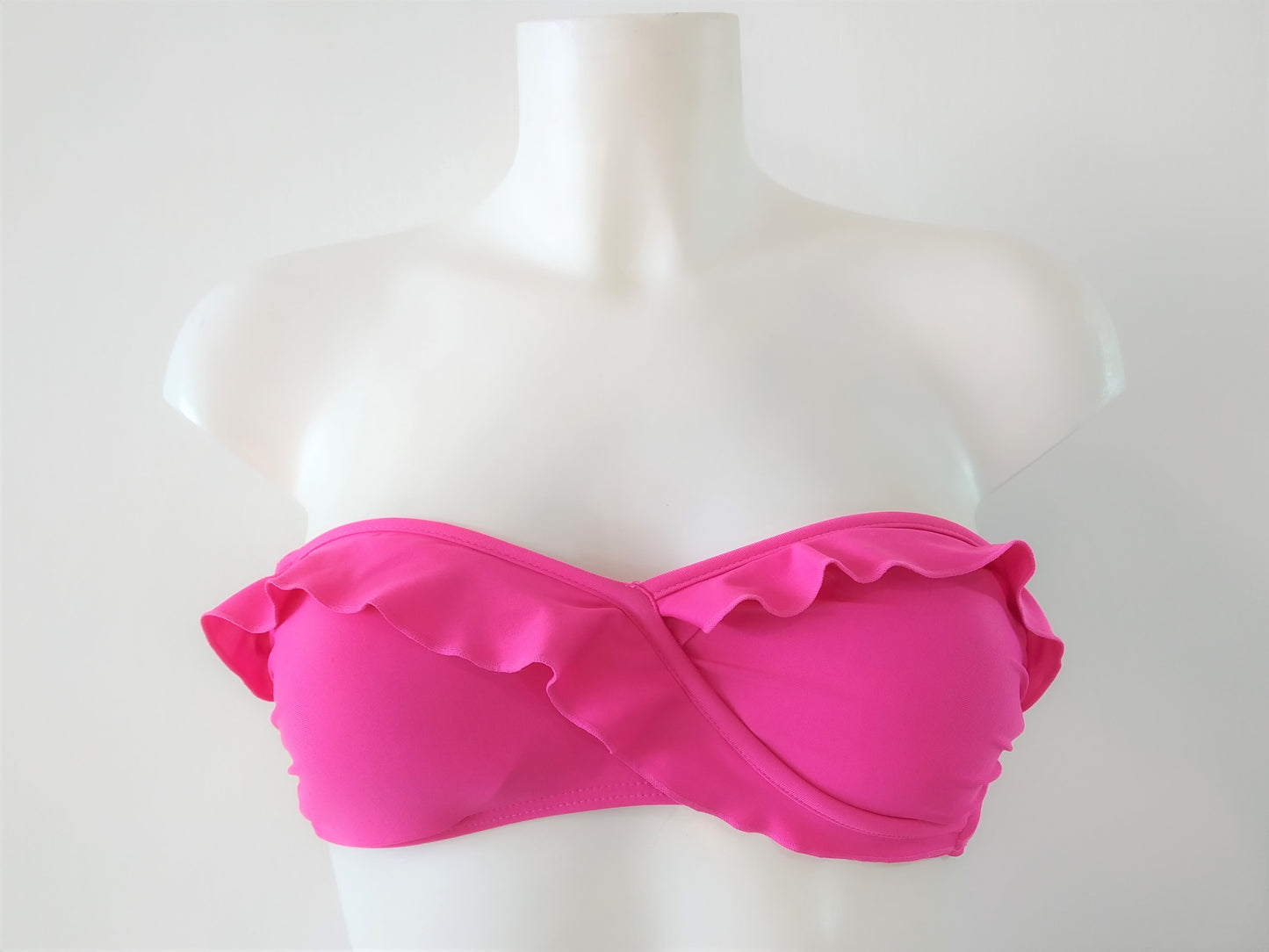 https://bikinn.com/pink sexy strapless bikini bra, bandeau,padded bandeau bra swimsuit,traje de baño bandeau rosa, bandeau bikini rose