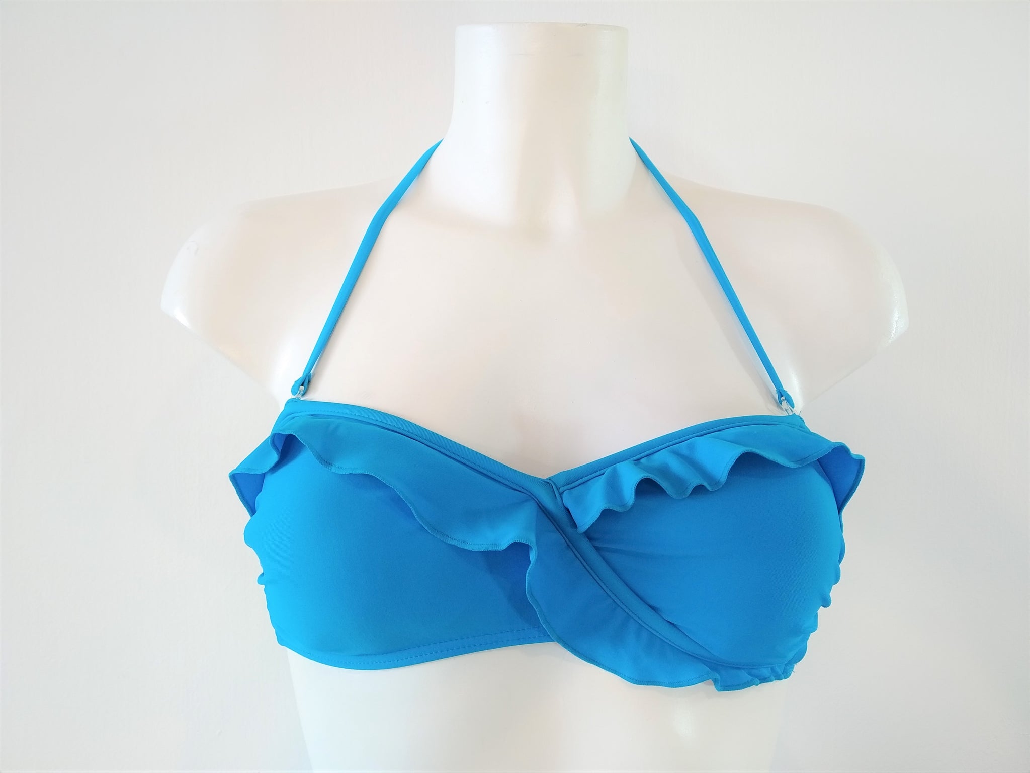 https://bikinn.com/ sexy strapless blue bikini bra, bandeau,padded bandeau bra swimsuit,traje de baño bandeau azul, bandeau bikini bleuclair