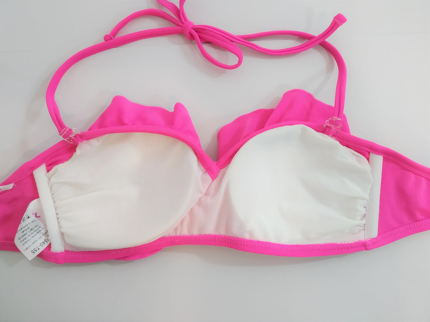 https://bikinn.com/pink sexy strapless bikini bra, bandeau,padded bandeau bra swimsuit,traje de baño bandeau rosa, bandeau bikini rose