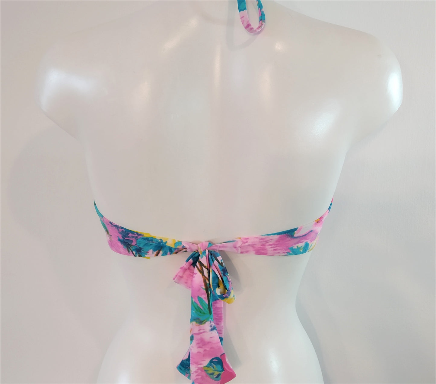 bikinn,colorful bandeau bra swimsuit,traje de baño bandeau,bikini strapless top swimwear