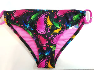 low cut swimsuit bottom colorful bikini panty,bas de maillot coupe basse culotte multicolor,traje de baño bragas colorido