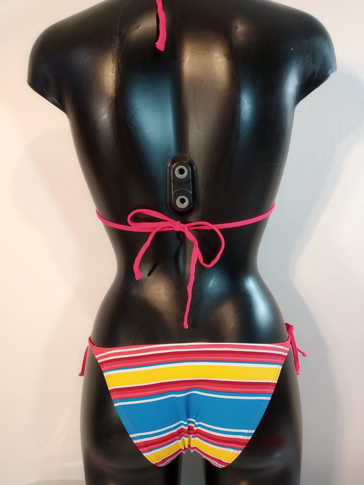 bikinn-triangular bikini set mix and match triangle top swimsuit tie sides bottom, maillot de bain triangle,traje de baño triangular