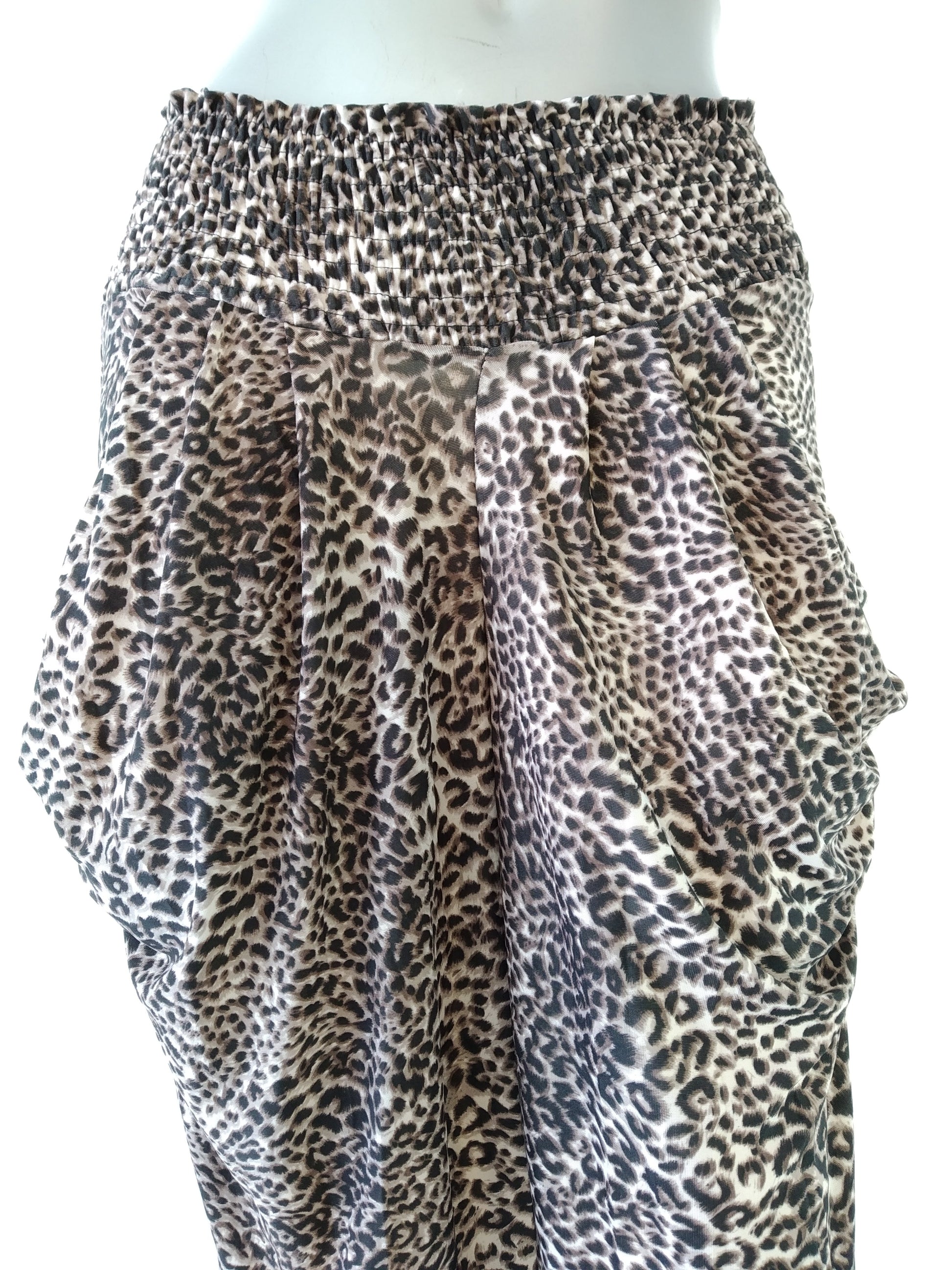 Harem pants animal print Sporty Summer WIDE Leg Stretchy casual Sarwall One-Size Pantalón sarwal con animal print, Bikinn.com