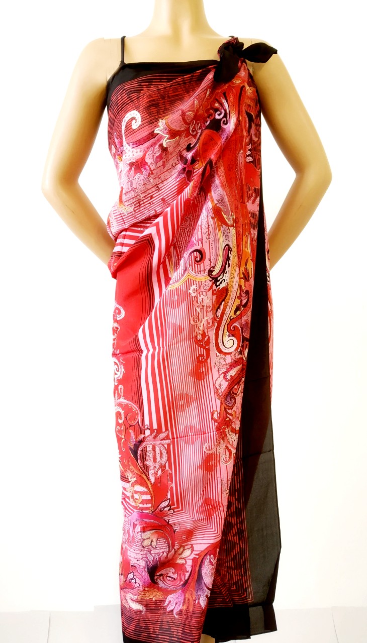 Chic maxi pareo red