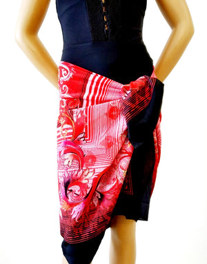 Chic maxi pareo red