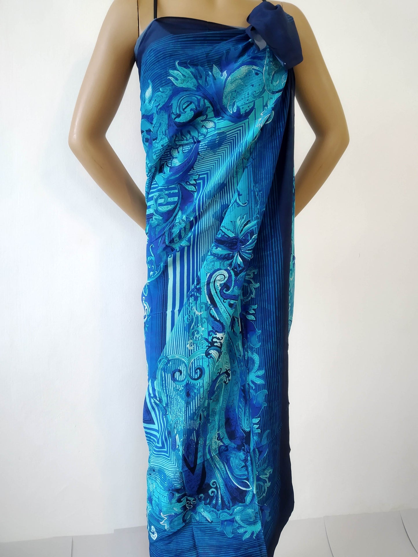 Chic maxi pareo blue