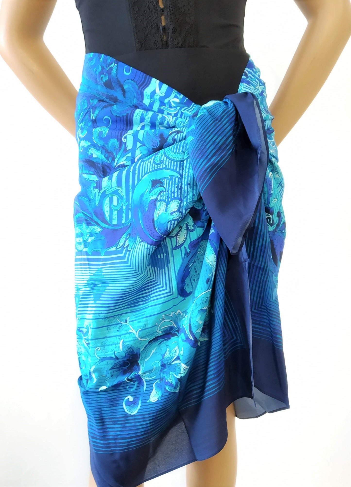 Chic maxi pareo blue