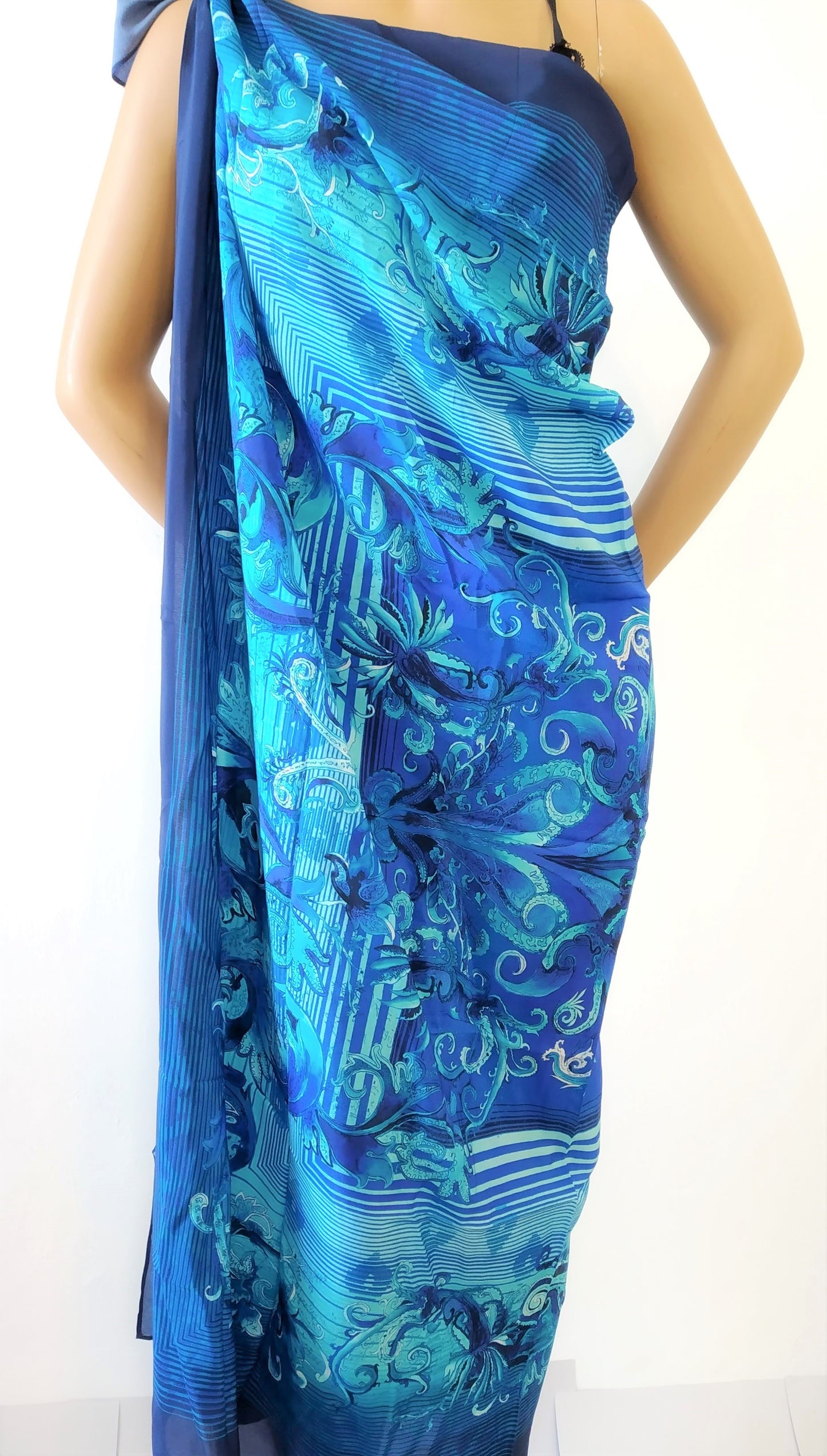 Chic maxi pareo blue