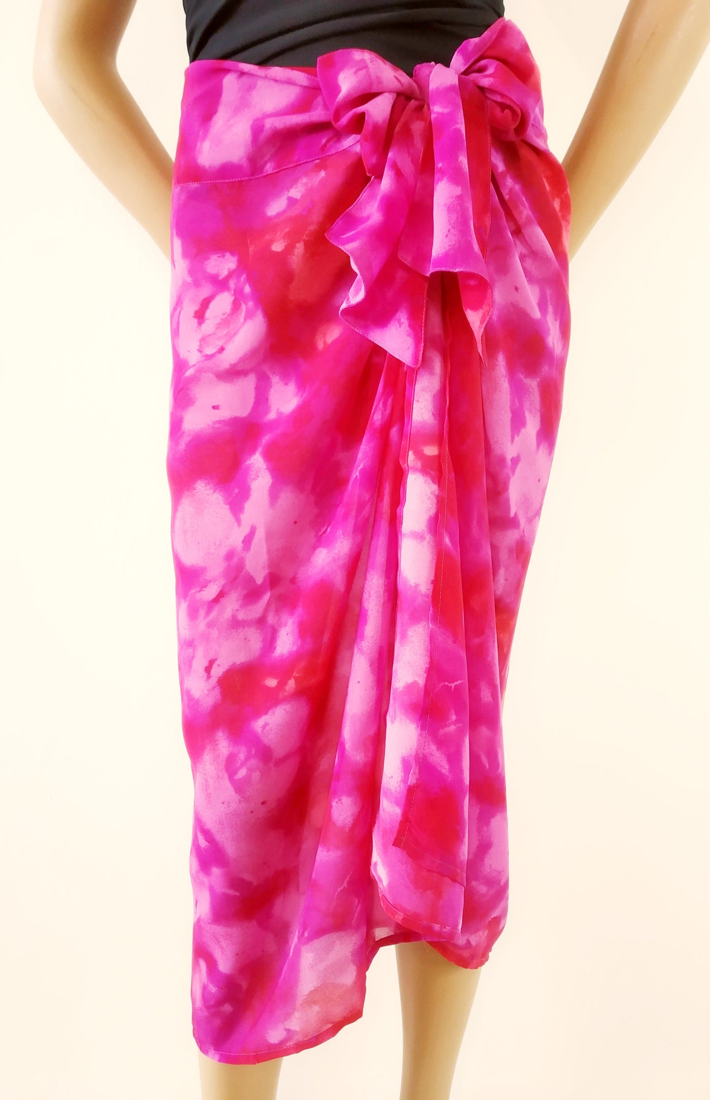 Tye dye Maxi skirt tie belt