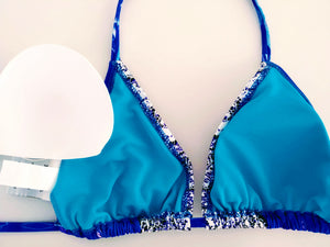 bikinn. outlet swimsuit store, bikini brazilian look sexy triangular padded blue color , traje de baño bikini acolchado azul con aspecto brasileño,maillot de bain bikini bleu legerement rembourrée look bresilien,синий купальник бикини, бразильская модель