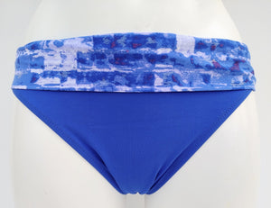 High waist bottom of Blue Bikini Two-pieces , Bañador azul . Bikinn.com