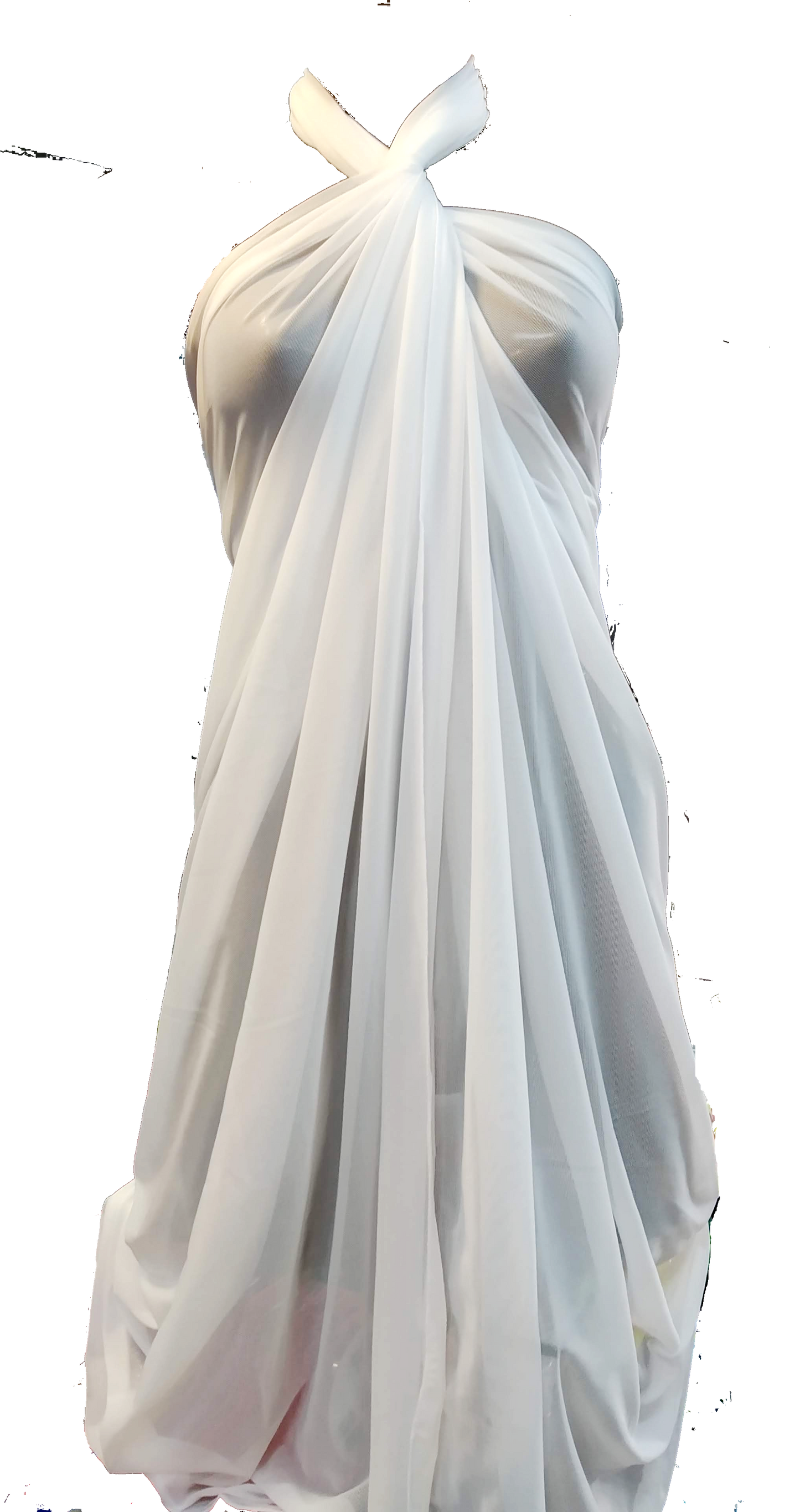 White maxi pareo