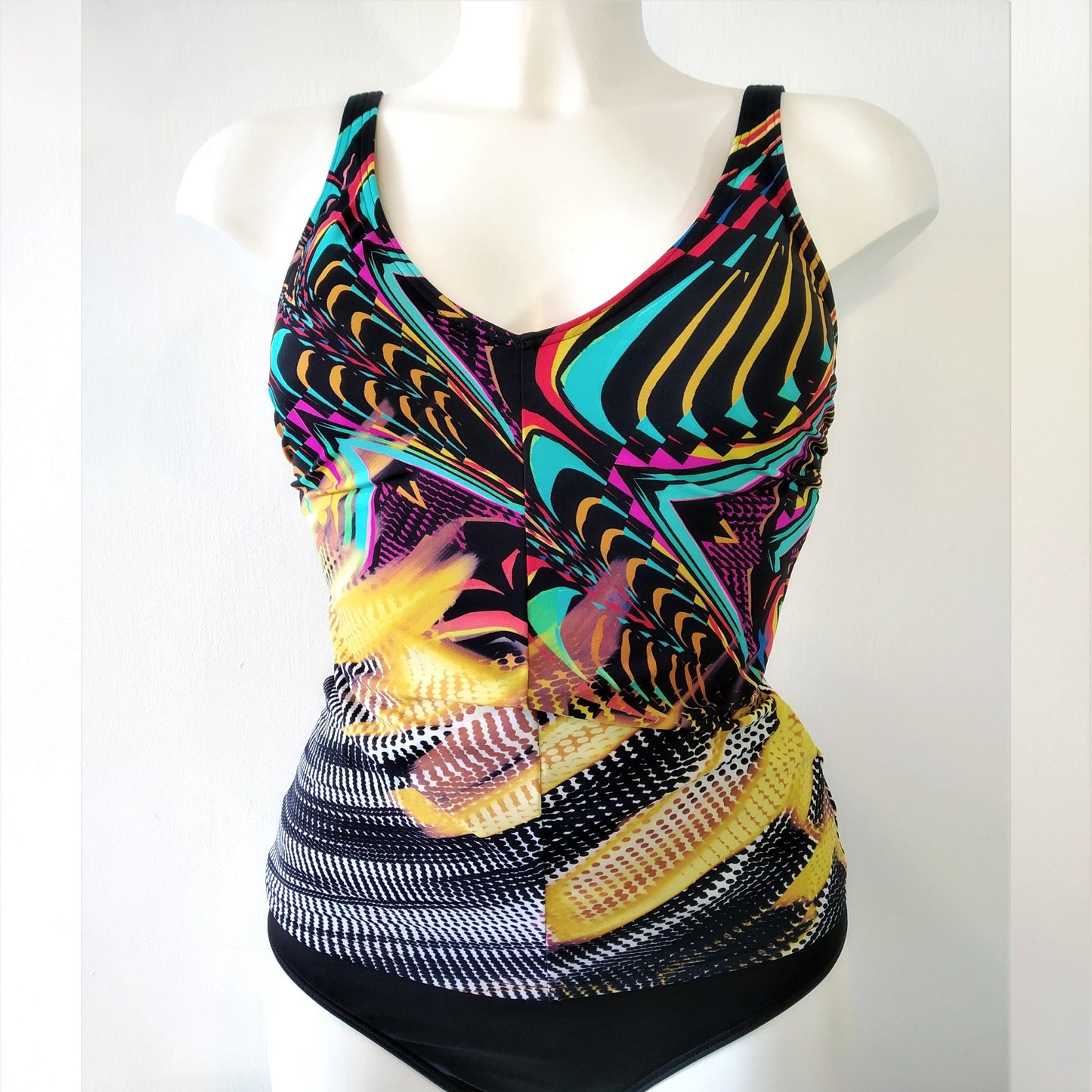 Tankini Multicolor Print