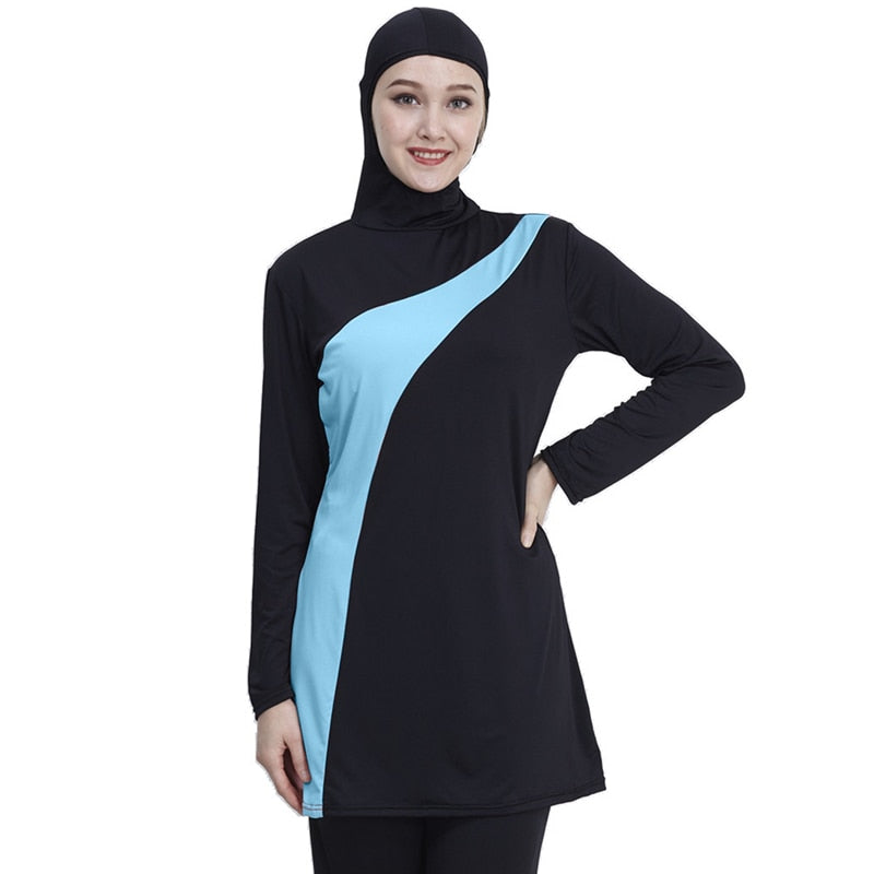 Long Sleeves Women swimsuit Burkini Swimwear