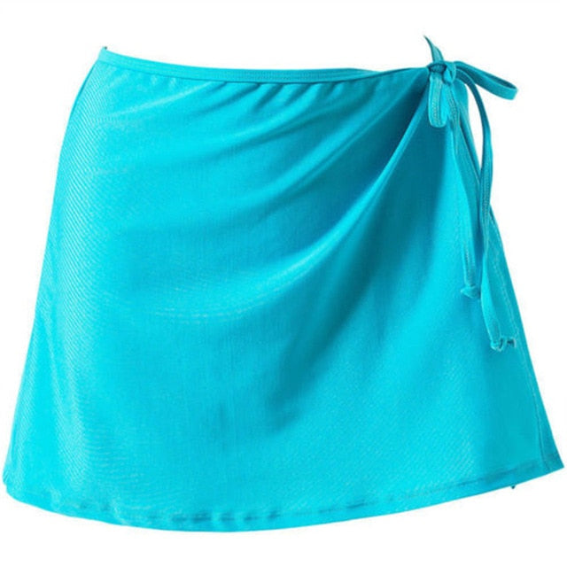 Stretchy Pareo Mini Skirt