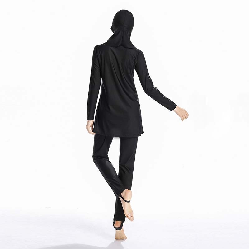 Full Coverage Swimsuit  overall Women Full Body Muslim Burkini Modest Swimwear