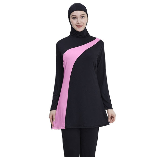 Long Sleeves Women swimsuit Burkini Swimwear