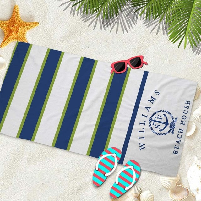 large printed microfiber beach towels, grandes serviettes de plage en microfibre imprimées, toallas de playa de microfibra . bikinn.com